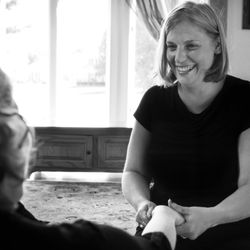 Holistic Family Doulas - Lara giving hand massage