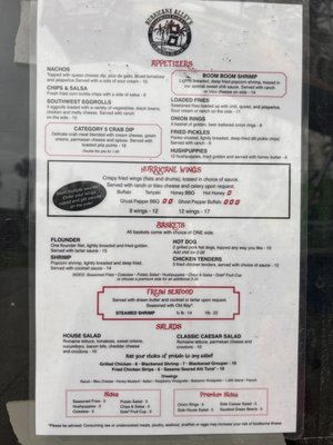 Menu photo 5 Hurricane Alleys Carolina Beach, NC Menu photo 5 Hurricane Alleys Carolina Beach, NC