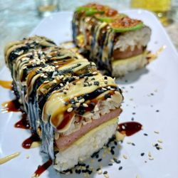Bowl Incline - Regular and Spicy Spam Musubi