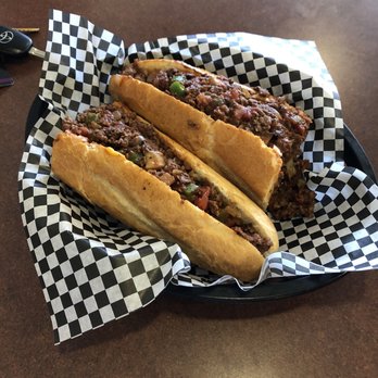 Philly Steaks - Large philly with pizza sauce - Cheesesteaks Near Me - Albuquerque, New Mexico