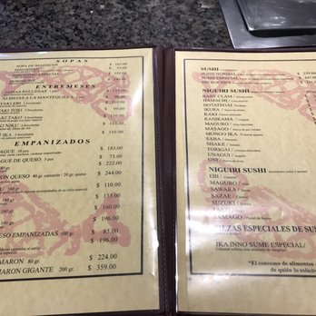 Miyako - Menu - Japanese Near Me - México, D.F., DIF