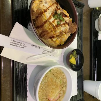 Misasa - Pork cutlet bowl with small udon - Japanese Near Me - Irvine, California Misasa - Pork cutlet bowl with small udon - Japanese Near Me - Irvine, California