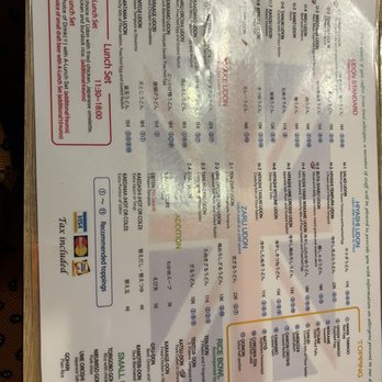 Sanukiya - Menu - Japanese Near Me - Paris, 75