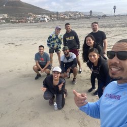 Playas La Mision - Sand firm enough to go for a run.