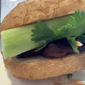 Shank & Bone - Quarter of a cucumber  in a stale bread - Vietnamese Near Me - San Diego, California