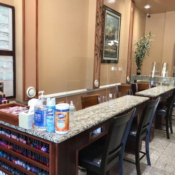 Bella Nail Spa - Barriers/tables shield to protect our customers and staffs. - Nail Salons Near Me - Raleigh, North Carolina Bella Nail Spa - Barriers/tables shield to protect our customers and staffs. - Nail Salons Near Me - Raleigh, North Carolina