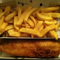 Grahams Fish and Chips - Before gravy....