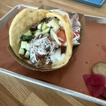 3 Sons Bar B Q - Slab Wrap:  very fun concept.  It was enjoyable. - Barbeque Near Me - Santa Rosa Beach, Florida