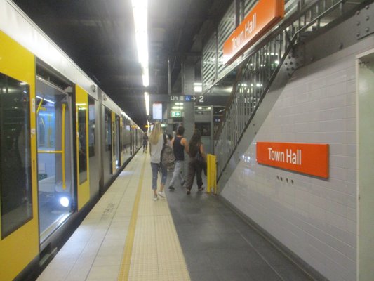 Town Hall Train Station by null