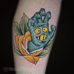 Fallen Angel Tattoo - Santa Cruz Clayface by Frank