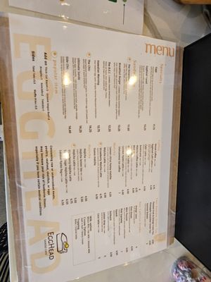 Menu photo 2 Egghead Sando Cafe San Jose, CA Menu photo 2 Egghead Sando Cafe San Jose, CA