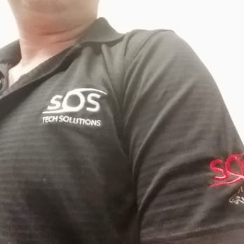 The Embroidery Gift Shop - SOS Tech Solutions  - shirt embroidered by Embroidery Gift Shop - Gift Shops Near Me - Aiea, Hawaii