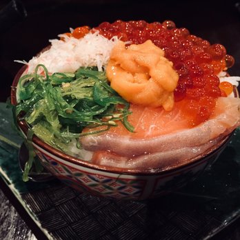 Kiraku - Mini Kaisen Don (look how cute it is) - Tapas/Small Plates Near Me - Berkeley, California Kiraku - Mini Kaisen Don (look how cute it is) - Tapas/Small Plates Near Me - Berkeley, California