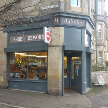 Hutton's Shoe Repair Service - Shop front - Shoe Repair Near Me - Edinburgh, EDH