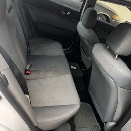 My old grey stained cloth seats