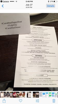 Menu photo 7 Carrabba's Italian Grill Centreville, VA Menu photo 7 Carrabba's Italian Grill Centreville, VA