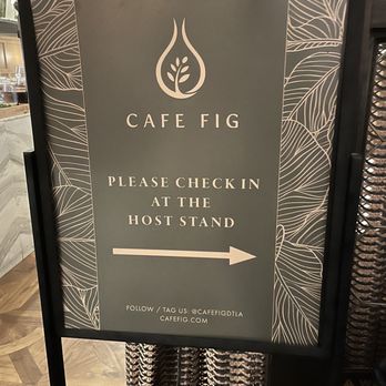 Café Fig - Check in stand - Cafes Near Me - Los Angeles, California