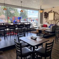 Coffee area inside