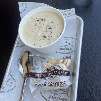 Seasurf Fish - Clam chowder sooo delicious - Seafood Near Me - San Clemente, California
