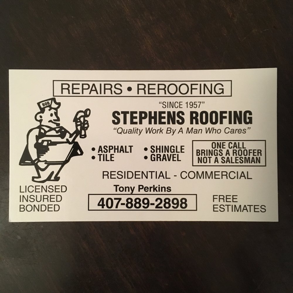 Slide of Stephens Roofing