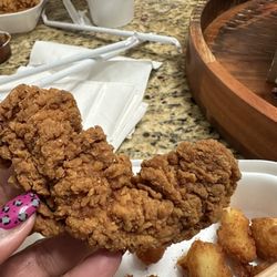 Cook Out - Hard chicken tender