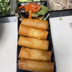 Cha Yen Pho And Boba - Veggie Rolls
