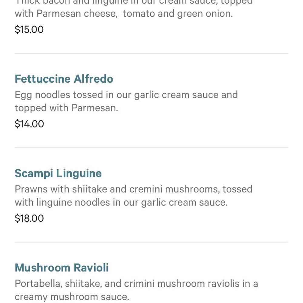 The description of the food The description of the food