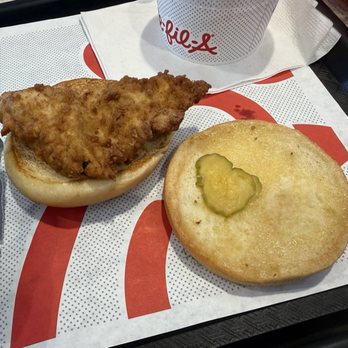 Chick-fil-A - Shortage in pickles? - Chicken Shop Near Me - Brenham, Texas