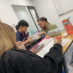 American English College - Students hard at work