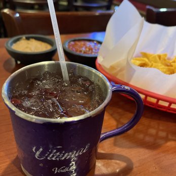 Azteca Mexican Restaurant - "Blackberry Mule" signature house cocktail - Mexican Near Me - Silverdale, Washington