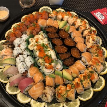 Roll Roll - Sushi party tray! - Japanese Near Me - Los Angeles, California Roll Roll - Sushi party tray! - Japanese Near Me - Los Angeles, California