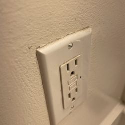 Breezy Palms Cleaning - Dust and dirt around the outlets.