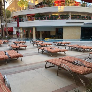 Golden Nugget Pool - lounge chairs and tables - Swimming Pools Near Me - Las Vegas, Nevada