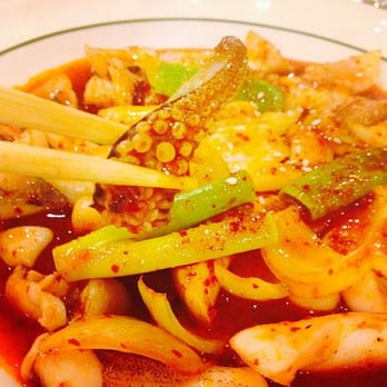 Korea Garden Restaurant - The famous spicy octopus. So good and tender! I could eat 5 bowls of rice - Korean Near Me - Makati, NCR Korea Garden Restaurant - The famous spicy octopus. So good and tender! I could eat 5 bowls of rice - Korean Near Me - Makati, NCR