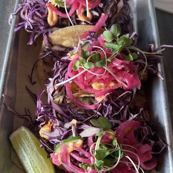 La Diosa Taqueria - Baja Fish Taco (2 pcs) you get 3 tacos during happy hour - Mexican Near Me - Miami, Florida La Diosa Taqueria - Baja Fish Taco (2 pcs) you get 3 tacos during happy hour - Mexican Near Me - Miami, Florida