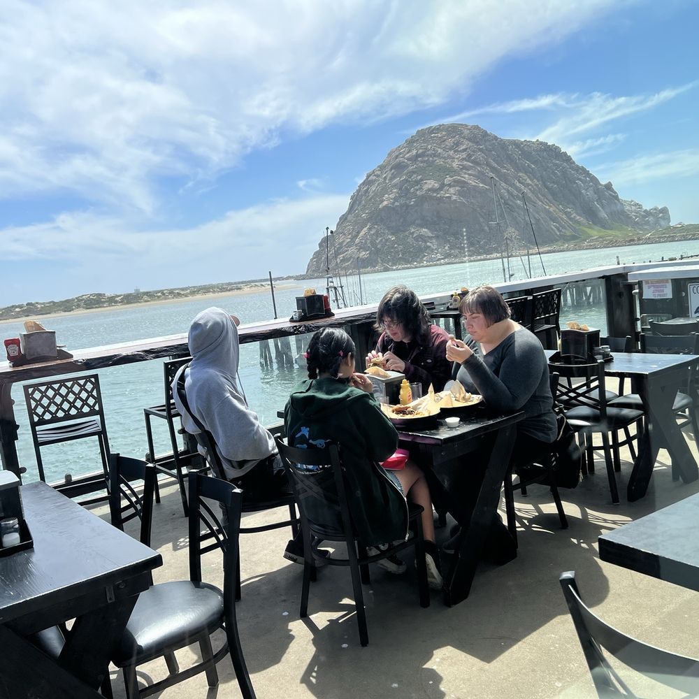 Morro Grill - View from inside out to the deck - American Near Me - Morro Bay, California Morro Grill - View from inside out to the deck - American Near Me - Morro Bay, California