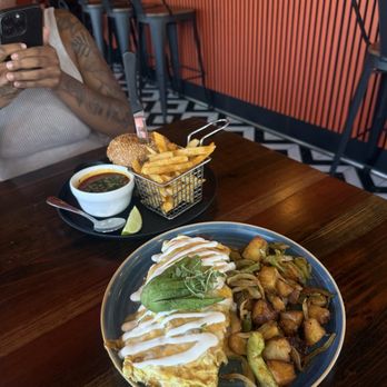 Tostadas - California Omelette Bacon Birria Burger - Breakfast & Brunch Near Me - San Jose, California Tostadas - California Omelette Bacon Birria Burger - Breakfast & Brunch Near Me - San Jose, California