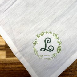 Turtleworks - Embroidered Napkins | 2 Letter Monogrammed Napkins | Dinner Napkins | Wedding Napkins | Personalized Napkins | Anniversary Napkins | Gift