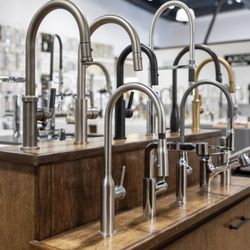 Faucets N Fixtures - Kitchen faucets on display
