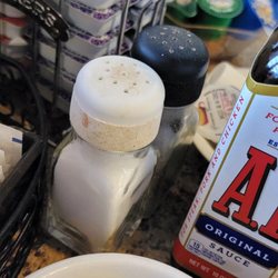 Yolks & Berries - They never clean their salt & pepper shakers hard to enjoy your breakfast looking at these imagine what the kitchen looks like