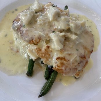 Tisha's Cape May - Special: pan seared halibut over mashed potatoes and green beans finished with the most delicate white wine sauce. WOW - Seafood Near Me - Cape May, New Jersey Tisha's Cape May - Special: pan seared halibut over mashed potatoes and green beans finished with the most delicate white wine sauce. WOW - Seafood Near Me - Cape May, New Jersey