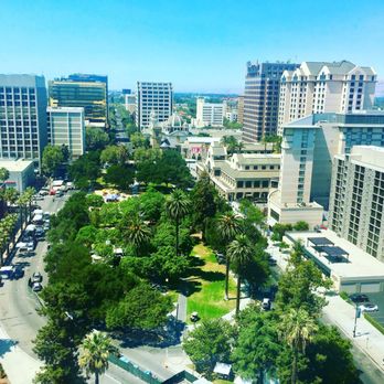San Jose Marriott - View of the JazzFest from the 20th floor - Hotels Near Me - San Jose, California