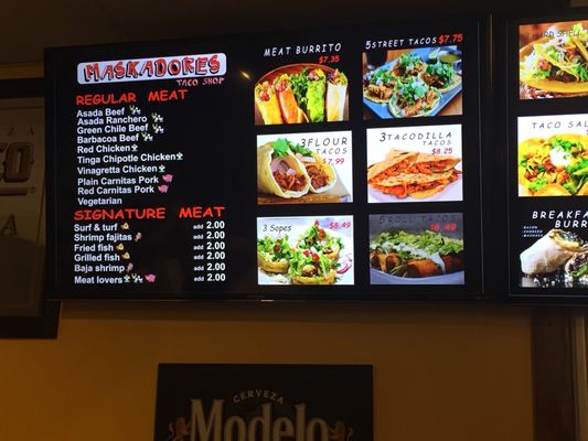 Menu photo 5 Maskadores Taco Shop Tempe, AZ