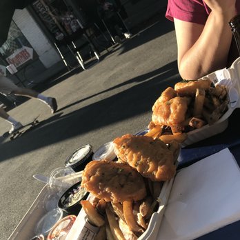 The Wee Chippy - Front reg fish & chips... he back... vegan fish & chips. - Fish & Chips Near Me - Venice, California The Wee Chippy - Front reg fish & chips... he back... vegan fish & chips. - Fish & Chips Near Me - Venice, California