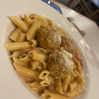 Nordstrom Cafe - Penne With Chicken Meatballs and Italian Sausage - Cafes Near Me - Towson, Maryland Nordstrom Cafe - Penne With Chicken Meatballs and Italian Sausage - Cafes Near Me - Towson, Maryland