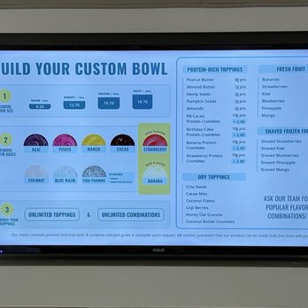Nautical Bowls - Menu - Juice Bars & Smoothies Near Me - Eagan, Minnesota