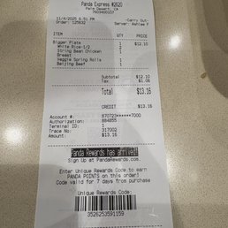 The bill. Definitely disappointed. The bill. Definitely disappointed.