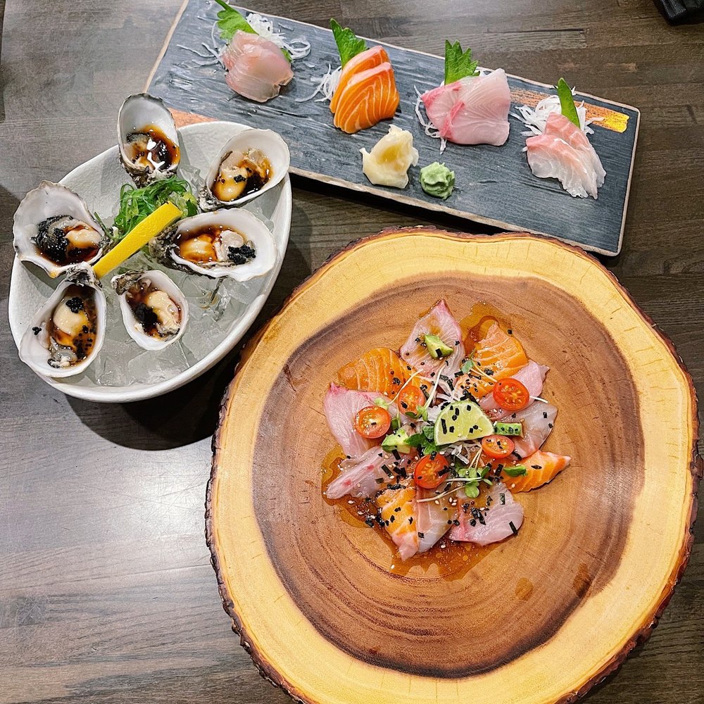 Hashi Gawa - Sashimi appetizer, combo carpaccio, & oysters - Japanese Near Me - Alameda, California Hashi Gawa - Sashimi appetizer, combo carpaccio, & oysters - Japanese Near Me - Alameda, California
