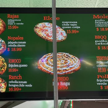 Asada Pizza - Inside part of menu - Pizza Near Me - Los Angeles, California Asada Pizza - Inside part of menu - Pizza Near Me - Los Angeles, California