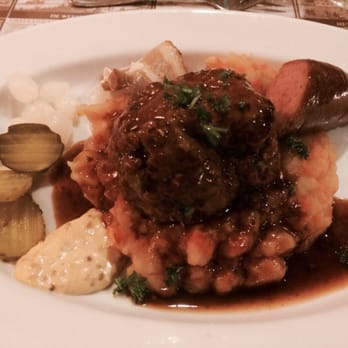 Haesje Claes - Hotchpotch with Meatball, Sausage and Bacon. - Salad Near Me - Amsterdam, New Hampshire Haesje Claes - Hotchpotch with Meatball, Sausage and Bacon. - Salad Near Me - Amsterdam, New Hampshire